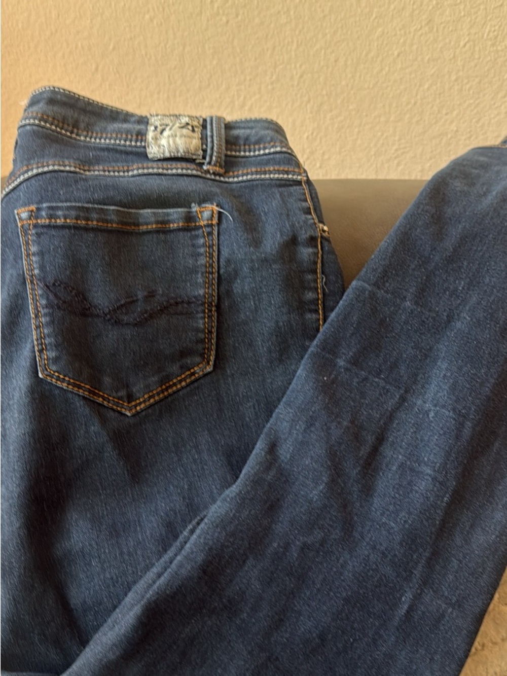 Women's 17/21 Dark Blue Stretch Denim Jeans